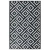 vidaXL Dywanik zewnętrzny ARAKIL biało-czarny 190x290 cm PP Podgląd zdjęcia produktu 8