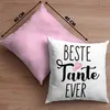 Trendation - Beste Tante Ever Deko-Kissen mit Füllung 40x40 Produktbild-Vorschau 4