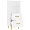 vidaXL Sideboard Blanc 34,5x34x90 cm Bois composite Voir les images du produit 7