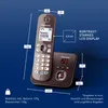 Panasonic KX-TG6821GA Téléphone sans fil avec AB mocca Voir les images du produit 21