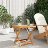 vidaXL Składany stolik ogrodowy 50x50x50 cm z litego drewna Podgląd zdjęcia produktu 3