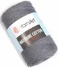 A roll of grey yarn on a white background. Produktbild-Vorschau