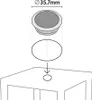 Polyrattan Tisch Quadratisch mit 4 Bunten Stühlen 90x90 Produktbild-Vorschau 3