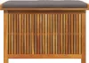 vidaXL Coffre à coussins d'extérieur 90x50x60,5 cm bois Voir les images du produit 5