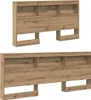 vidaXL Tête de lit de rangement, style artisanal, bois Voir les images du produit 5