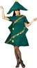 A woman wearing a Christmas tree costume. Anteprima dell’immagine prodotto