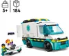 LEGO City Rettungswagen - Spielzeug mit 2 Minifiguren Produktbild-Vorschau 3