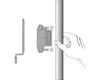 Hettich Klemmhalter für Kurbelstangen Ø 15 mm weiß Produktbild-Vorschau 2
