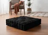 Cuscino da pavimento DUO, 45 x 45 x 10 cm, nero Anteprima dell’immagine prodotto 3