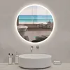 Miroir de salle de bain LED rond de 80cm, dimmable + Voir les images du produit 1