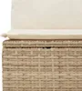 vidaXL Gartensofa mit Kissen 3-Sitzer Beige Poly Rattan Produktbild-Vorschau 7