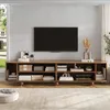 Merax TV-meubel met schuifdeuren, TV-kast met verticale Productafbeelding-voorbeeld 5