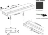 1-lauf Gardinenschiene Innenlauf Minimal Schwarz – 300cm Produktbild-Vorschau 3