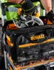 A person is placing a circular saw into a DeWalt tool bag. Anteprima dell’immagine prodotto