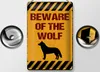 Blechschild Spruch 20x30 cm  Wolf Schild Produktbild-Vorschau 3