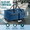 Monzana® Sac De Voyage à roulettes Bleu foncé - Sac de Voir les images du produit 5
