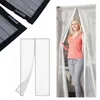 Magnetické siete na dvere 80/90/100 X 210/220 cm Biele Náhľad obrázku produktu 2