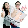 Mr. & Mrs. Panda Deko Kissen Hase Bester Kumpel der Welt - Produktbild-Vorschau 5