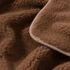 Best Wool Merino Wolldecke Schurwolle 200x200 cm Braun – Produktbild-Vorschau 3
