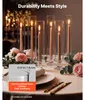Lot de 24 cylindres en verre SucceBuy pour bougies, Voir les images du produit 4