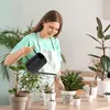 Gießkanne aus Edelstahl, Gartengießkanne mit Holzgriff, Produktbild-Vorschau 4