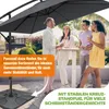 KESSER® Ampelschirm Holly Sonnenschirm Rechteckig mit und Produktbild-Vorschau 6
