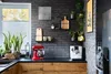 Wohnzimmer Leinwand Uhr Geräuschlos Küche 30x30 Beton, Produktbild-Vorschau 3