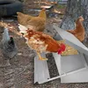 JOIEYOU 10KG Futterautomaten mit Pedal Füßen Geflügel Produktbild-Vorschau 4