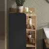 Armoire moyenne Vicco Karen Sonoma/Anthracite 50x128cm avec Voir les images du produit 5