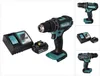 Makita DHP 482 RT1 Akku Schlagbohrschrauber 18 V 62 Nm + 1x Produktbild-Vorschau 1