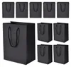 Set van 10 zwarte geschenktassen, 18x10x23 cm, van Productafbeelding-voorbeeld 1