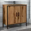 vidaXL Mobile lavabo Artisan rovere 60x30x60 cm materiale a Anteprima dell’immagine prodotto 2