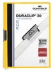 DURABLE Klemmmappe DURACLIP® 30 A4, 220004 gelb Produktbild-Vorschau 1