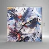 Wanduhr - Quadrat - Glasuhr - Abstraktion verschüttet Produktbild-Vorschau 3