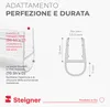 STEIGNER Guarnizione doccia UK06 70 cm (1 pz.) trasparente Anteprima dell’immagine prodotto 5