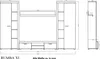 TOP Wohnwand Rumba XL Anbauwand Wohnkombi Wohnzimmer Beton Produktbild-Vorschau 2
