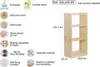 Étagère en bois massif "Gala" Étagère ouverte à 4 niveaux - Voir les images du produit 10