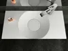 Lavabo da appoggio a parete BS6059 in fusione di marmo - Anteprima dell’immagine prodotto 4