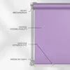Roleta Estika bez vŕtania – 75 cm cm x 150 cm cm – Fialová Náhľad obrázku produktu 3