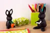 Büroklammerhalter + Schere Desk Bunny Schreibtisch-Set Hase Produktbild-Vorschau 5