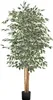 VEVOR Ficus artificiel, 1,8 m, avec pot noir, plante ficus Voir les images du produit 1