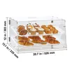 VEVOR 2-poziomowa gablota na ciasta, tace handlowe 510 x Podgląd zdjęcia produktu 8