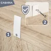 CASARIA® Étagère Bibliothèque Multi-Usage MDF Chêne Voir les images du produit 5