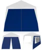 CASARIA 2x Seitenteilen für Pavillon 3x3m Blau Produktbild-Vorschau 1