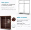 Intirilife szafa składana 108x170x45 cm w kolorze KOKOS Podgląd zdjęcia produktu 3