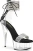 DELIGHT-627RS Damen Sandale von Pleaser, Transparent Produktbild-Vorschau 1