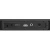 Close-up view of the back panel of a soundbar, showing various input ports. Produktbild-Vorschau