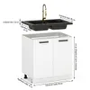 ULWEHOME | Spülenunterschrank 80 cm Weiß matt, Produktbild-Vorschau 2