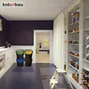 A kitchen scene with a pantry and trash bins. Náhľad obrázku produktu