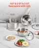 VEVOR Marmite Set de saucière (0,95+1,89+2,84 L) avec Voir les images du produit 2